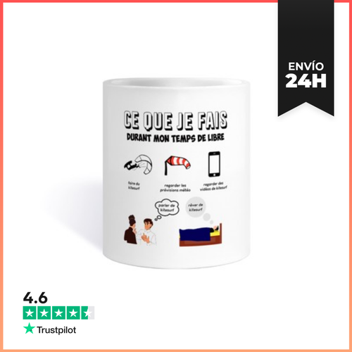 Taza El Tiempo Libre Del Kitesurf LaTostadora - latostadora.com - Modalova