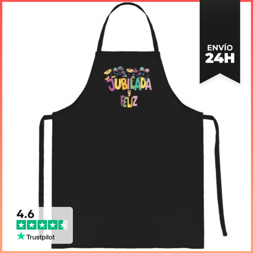 Delantal Jubilada Y Feliz LaTostadora - latostadora.com - Modalova