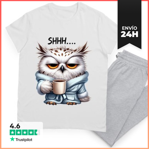 Pijama Búho Cansado Despertando En Bata De Bañ LaTostadora - latostadora.com - Modalova