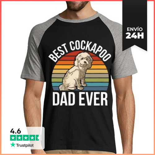 Camiseta Hombre, Estilo Béisbol Mejor Papá De Cockapoo De Todos - latostadora.com - Modalova