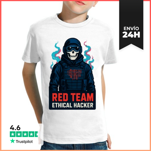 Camiseta Clásica Para Niños Hacker Ético Ciberseguridad Equipo - latostadora.com - Modalova