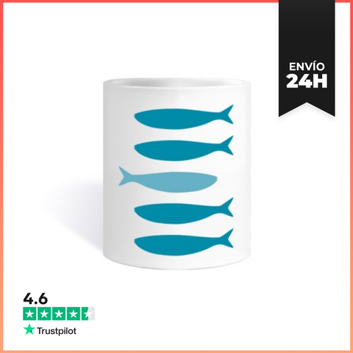 Taza Les Sardines Bleues LaTostadora - latostadora.com - Modalova