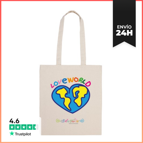 Bolsa De Tela Love World LaTostadora - latostadora.com - Modalova