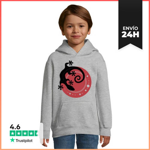 Sudadera Para Niños Con Capucha Gecko LaTostadora - latostadora.com - Modalova