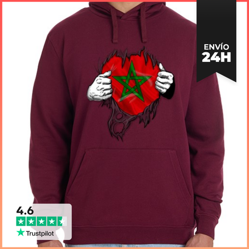 Sudadera Unisex Con Capucha Marruecos 2018 LaTostadora - latostadora.com - Modalova