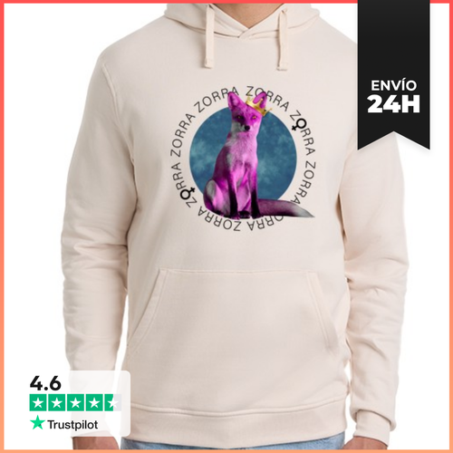 Sudadera Unisex Con Capucha ZORRA 2 LaTostadora - latostadora.com - Modalova