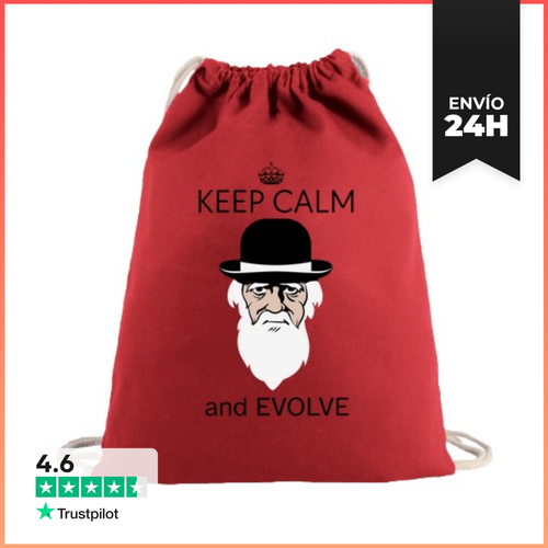 Mochila Saco Con Cuerdas Mantén La Calma Y Evoluciona LaTostadora - latostadora.com - Modalova