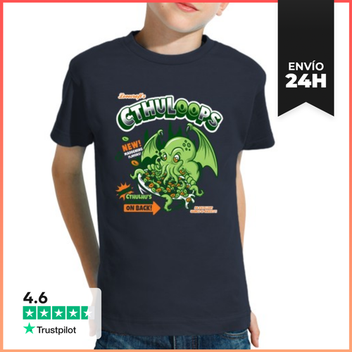 Camiseta Clásica Para Niños Cthuloops LaTostadora - latostadora.com - Modalova