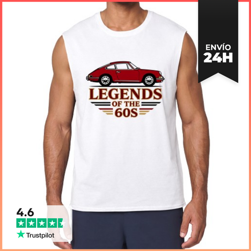 Camiseta Sin Mangas LEGENDS OF THE 60S PORSCHE 911 LaTostadora - latostadora.com - Modalova