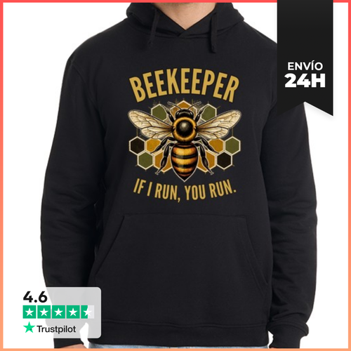 Sudadera Unisex Con Capucha Beekeeper Beekeeper If I Run, You - latostadora.com - Modalova