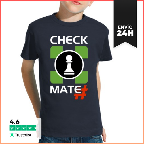 Camiseta Clásica Para Niños Logo Check Mate LaTostadora - latostadora.com - Modalova