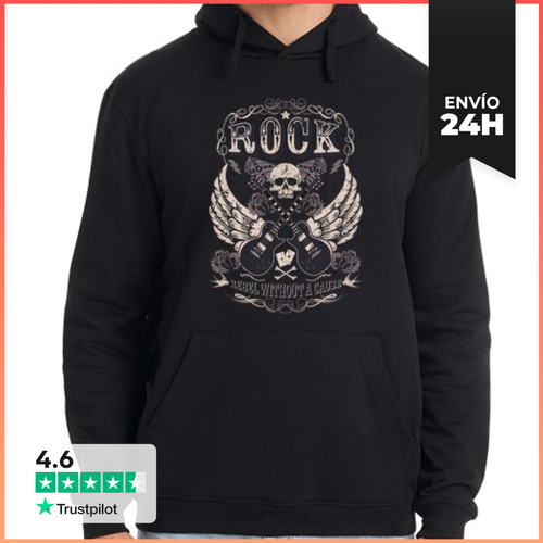 Sudadera Unisex Con Capucha ROCK LaTostadora - latostadora.com - Modalova
