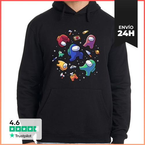 Sudadera Unisex Con Capucha Impostors In Space - Among Us - latostadora.com - Modalova