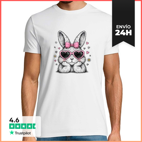 Camiseta Hombre Clásica Pascua Conejito LaTostadora - latostadora.com - Modalova