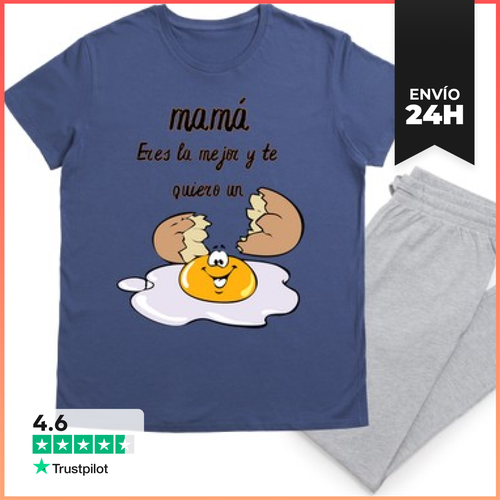 Pijama Mamá Te Quiero Un Huevo LaTostadora - latostadora.com - Modalova