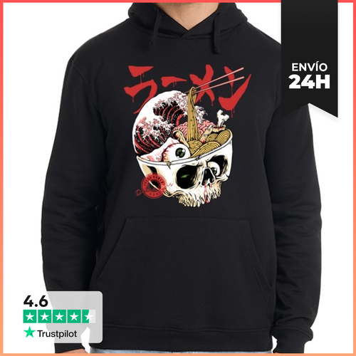 Sudadera Unisex Con Capucha Ramen Aterrador LaTostadora - latostadora.com - Modalova