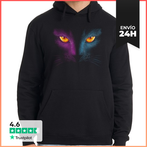 Sudadera Unisex Con Capucha Retro Cat LaTostadora - latostadora.com - Modalova