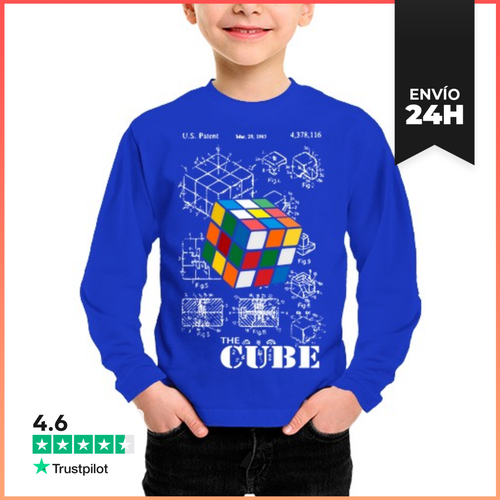 Camiseta Manga Larga Para Niños Cube LaTostadora - latostadora.com - Modalova