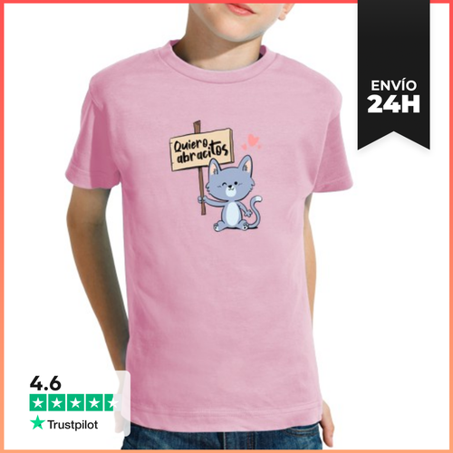 Camiseta Clásica Para Niños Quiero Abrazitos LaTostadora - latostadora.com - Modalova