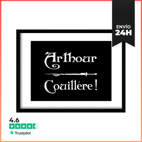 Cuadro Con Marco Horizontal ¡cuchara De Arthour! Kaamelott - latostadora.com - Modalova
