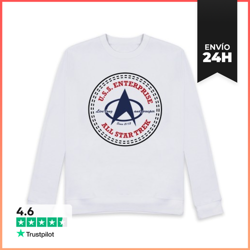 Sudadera Unisex All Star Trek LaTostadora - latostadora.com - Modalova
