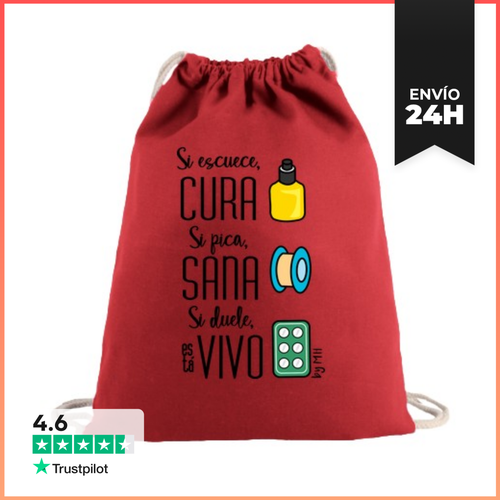 Mochila Saco Con Cuerdas Botiquin De Madre LaTostadora - latostadora.com - Modalova