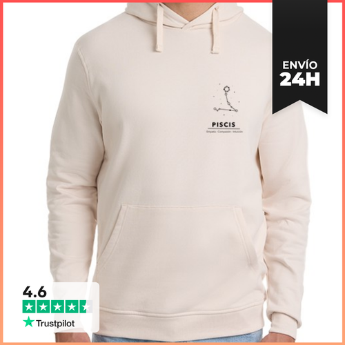 Sudadera Unisex Con Capucha Piscis LaTostadora - latostadora.com - Modalova