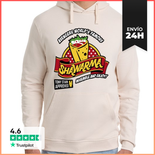 Sudadera Unisex Con Capucha Avengers Shawarma LaTostadora - latostadora.com - Modalova