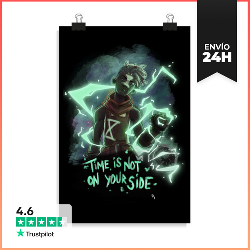 Póster Vertical Ekko Arcane Poster LaTostadora - latostadora.com - Modalova