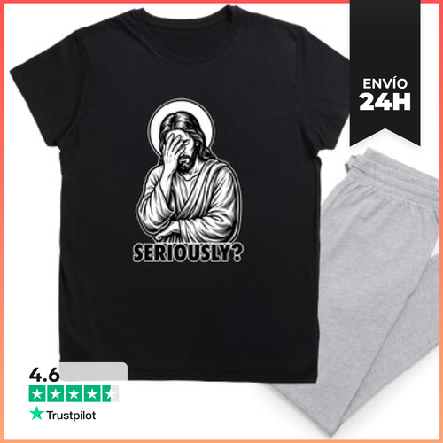 Pijama Cara De Jesús Facepalm Sátira - Meme De Reacción - latostadora.com - Modalova