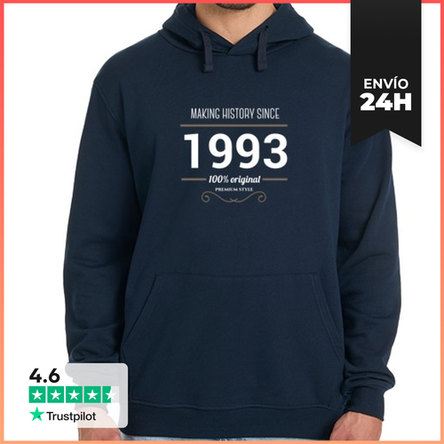 Sudadera Unisex Con Capucha Sudadera Making History 1993 - latostadora.com - Modalova