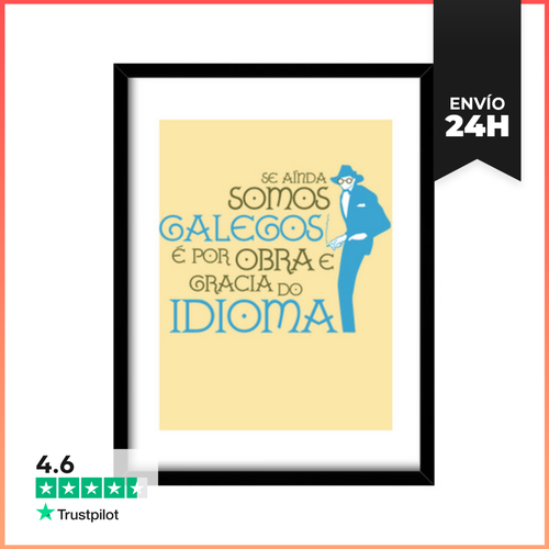 Cuadro Con Marco Vertical CASTELAO LaTostadora - latostadora.com - Modalova