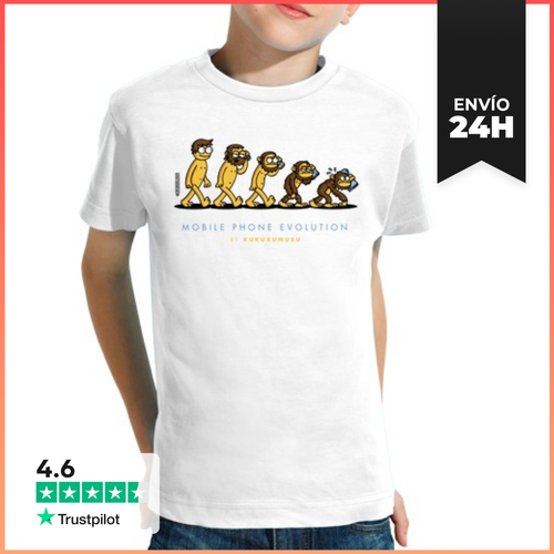 Camiseta Clásica Para Niños TECNOLUTION-BLANCO LaTostadora - latostadora.com - Modalova