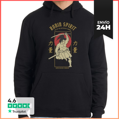 Sudadera Unisex Con Capucha Ronin Spirit LaTostadora - latostadora.com - Modalova