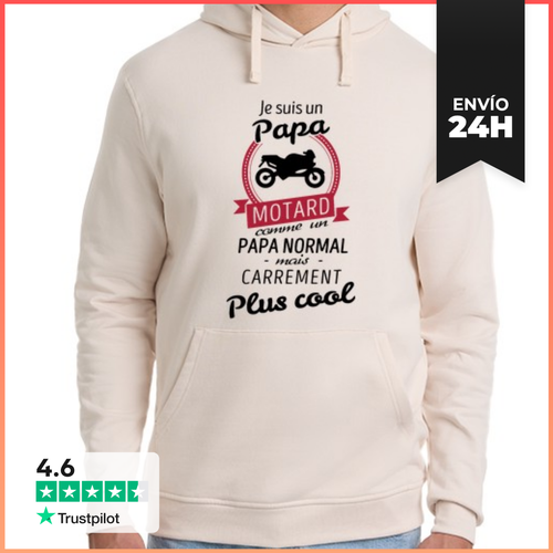 Sudadera Unisex Con Capucha Papá Motorista Francamente Más Fresco - latostadora.com - Modalova