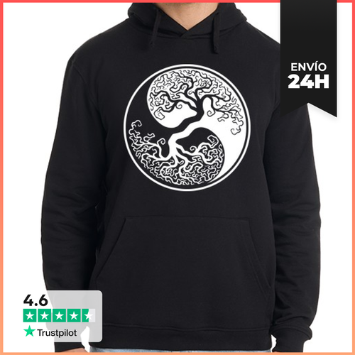 Sudadera Unisex Con Capucha Yggdrasil - World Tree (Vikings) - latostadora.com - Modalova