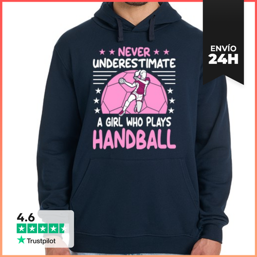 Sudadera Unisex Con Capucha Balonmano Chica Balonmano Balonmano - latostadora.com - Modalova