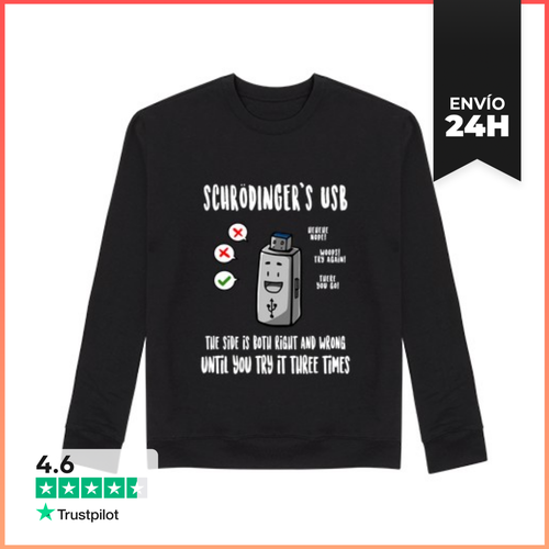 Sudadera Unisex Sudadera Usb De Schrödinger LaTostadora - latostadora.com - Modalova
