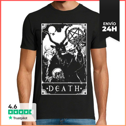 Camiseta Hombre Clásica Death Tarot LaTostadora - latostadora.com - Modalova