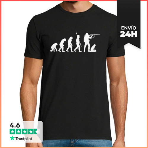 Camiseta Hombre Clásica Cazador Jager Evolution Regalo - latostadora.com - Modalova