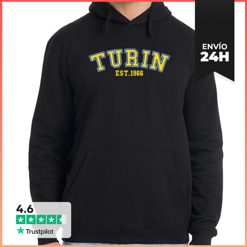 Sudadera Unisex Con Capucha Turín Est 1966 LaTostadora - latostadora.com - Modalova