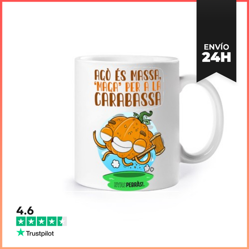 Taza Açò És Massa, Maça Per A La Carabassa LaTostadora - latostadora.com - Modalova