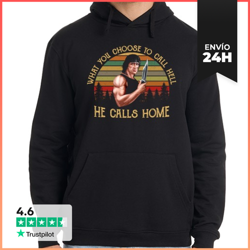 Sudadera Unisex Con Capucha Rambo LaTostadora - latostadora.com - Modalova