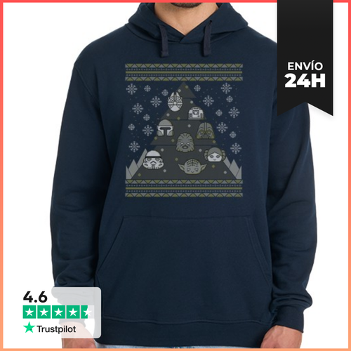 Sudadera Unisex Con Capucha Árbol De Navidad Estrellado - latostadora.com - Modalova