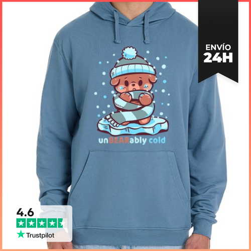 Sudadera Unisex Con Capucha Insoportablemente Frío - Sudadera Con - latostadora.com - Modalova