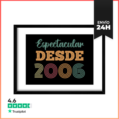 Cuadro Con Marco Horizontal ESPECTACULAR DESDE 2006 LaTostadora - latostadora.com - Modalova