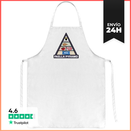 Delantal PAELLA PIRAMIDE LaTostadora - latostadora.com - Modalova