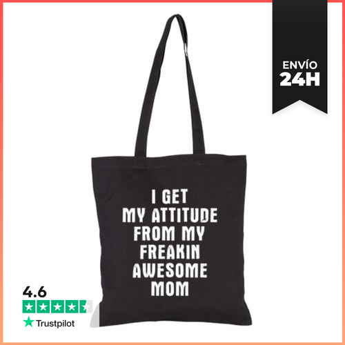 Bolsa De Tela Obtengo Mi Actitud De Mi Increíble Mamá LaTostadora - latostadora.com - Modalova