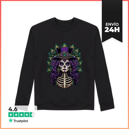 Sudadera Unisex Día De Los Muertos Halloween LaTostadora - latostadora.com - Modalova