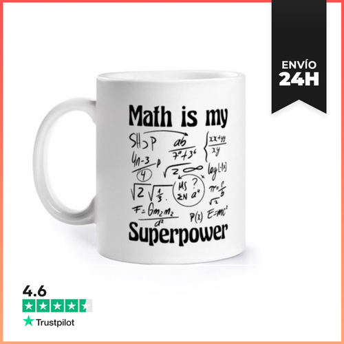 Taza Matemáticas Es Mi Superpoder LaTostadora - latostadora.com - Modalova